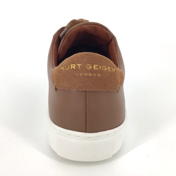Kurt Geiger London NWOT Tan Leather Trainers, M7/W9 - Picture 11 of 16